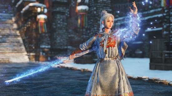 《明末》1.7补丁新增防具展示：鱼龙加身女侠威武