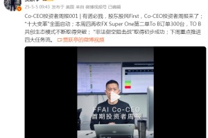 贾跃亭再获300台FX Super One订单 高呼“有诺必践”