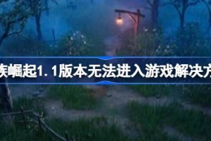夜族崛起1.1版本无法进入游戏 夜族崛起1.1版本进不去游戏解决方法