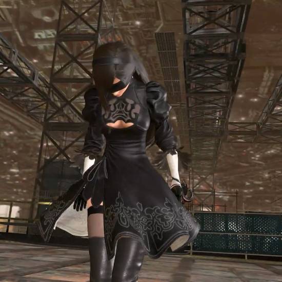 《FF7EC》《尼尔》联动！2B服装蒂法胜利动画曝光