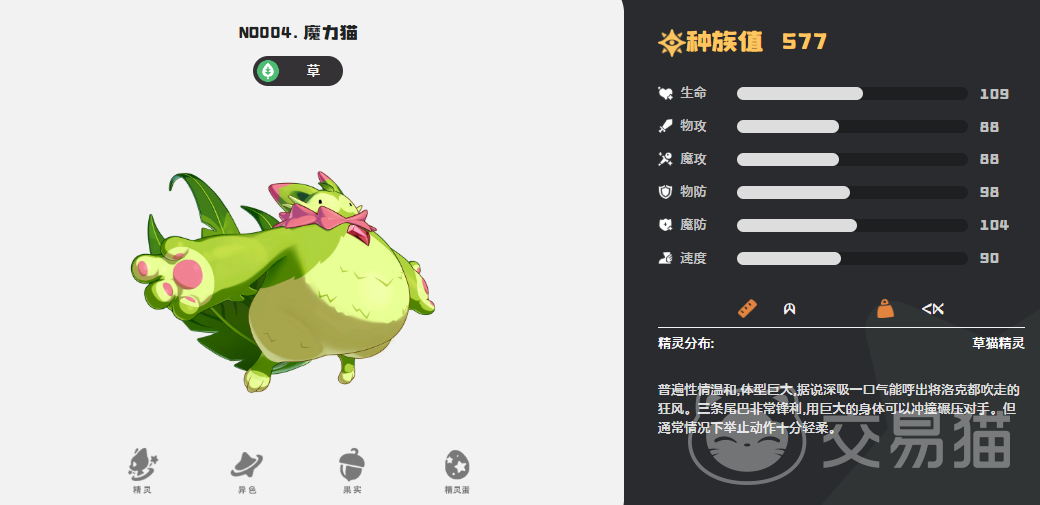 洛克王国世界魔力猫角色图鉴与实战强度分析 洛克王国世界手游魔力猫技能搭配与培养攻略